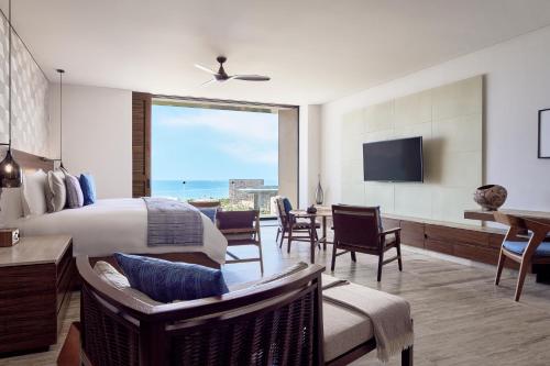 Cortes Ocean View, 1 Bedroom Suite, 1 King, Sofa bed, Upper floor, Plunge pool, Terrace