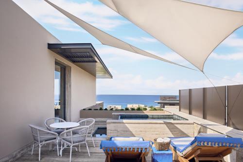 Cortes Ocean View, 1 Bedroom Suite, 1 King, Sofa bed, Upper floor, Plunge pool, Terrace