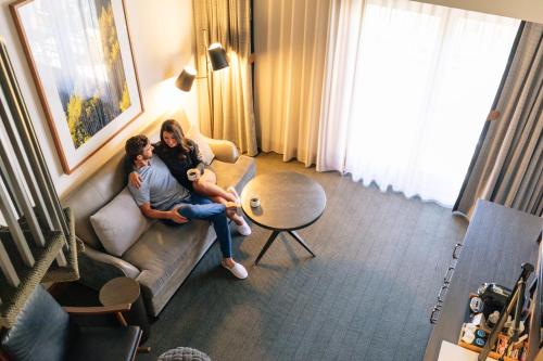 Bi-Level Loft with Balcony