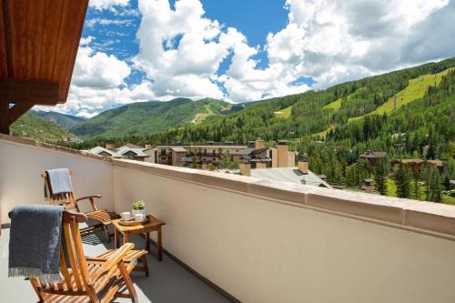 Three-Bedroom Penthouse Suite with Fireplace and Balcony