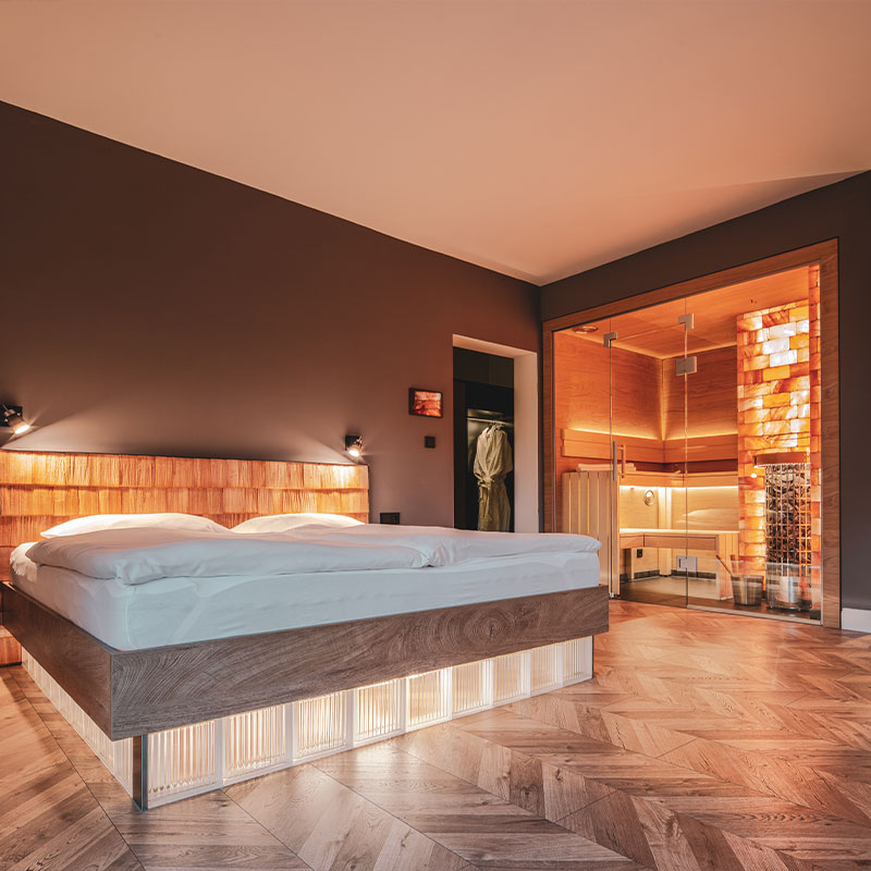Junior suite with private sauna