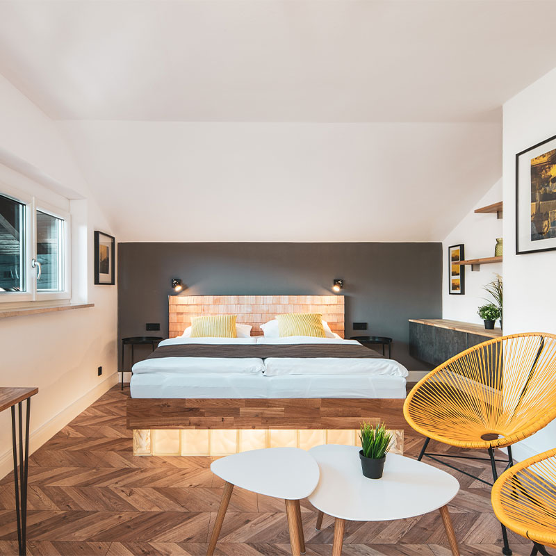 Double room with mountain view
