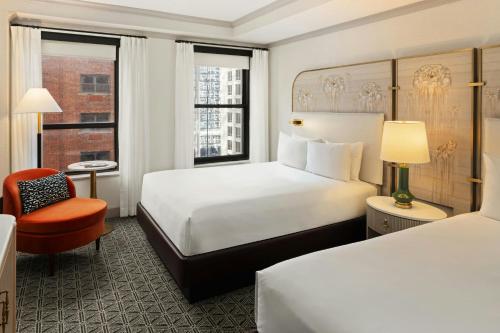Deluxe, Guest room, 2 Queen, City view