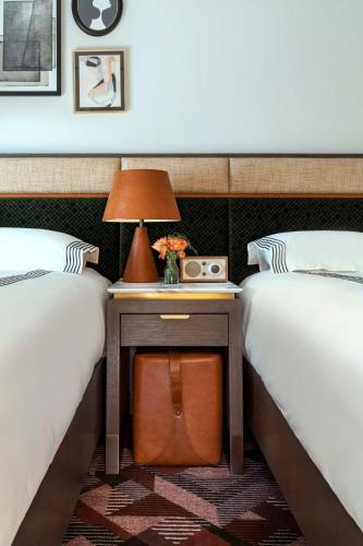 Queen Room with Two Queen Beds and City View