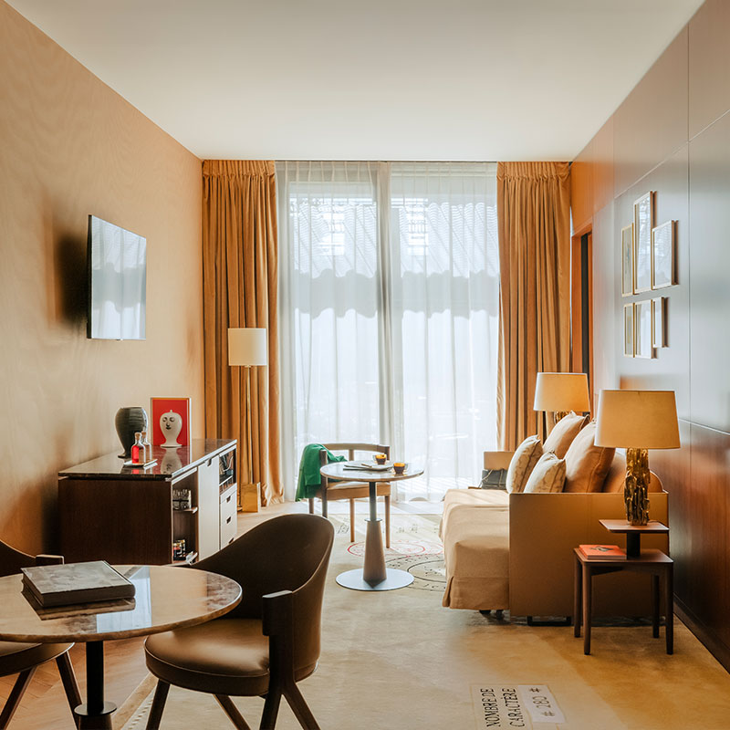 Grande Suite garden view with terrace