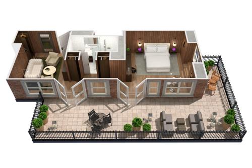 King Suite with Terrace
