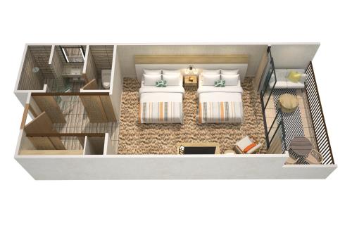 Parial Ocean View Hearing Accessible Guestroom