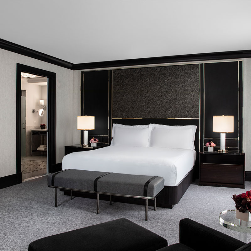Three-Bedroom Presidential Suite with Fireplace