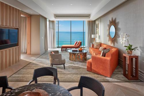 Mandarin Sea Front Suite with Club Lounge Access -  including Daily Breakfast & Afternoon Tea, Evening Drinks & Canapes