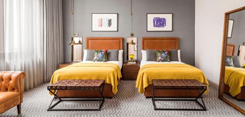 2 Double Beds Essential Accessible
