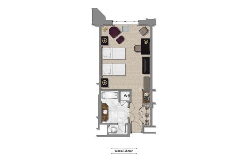 Classic Twin Room with Courtyard View