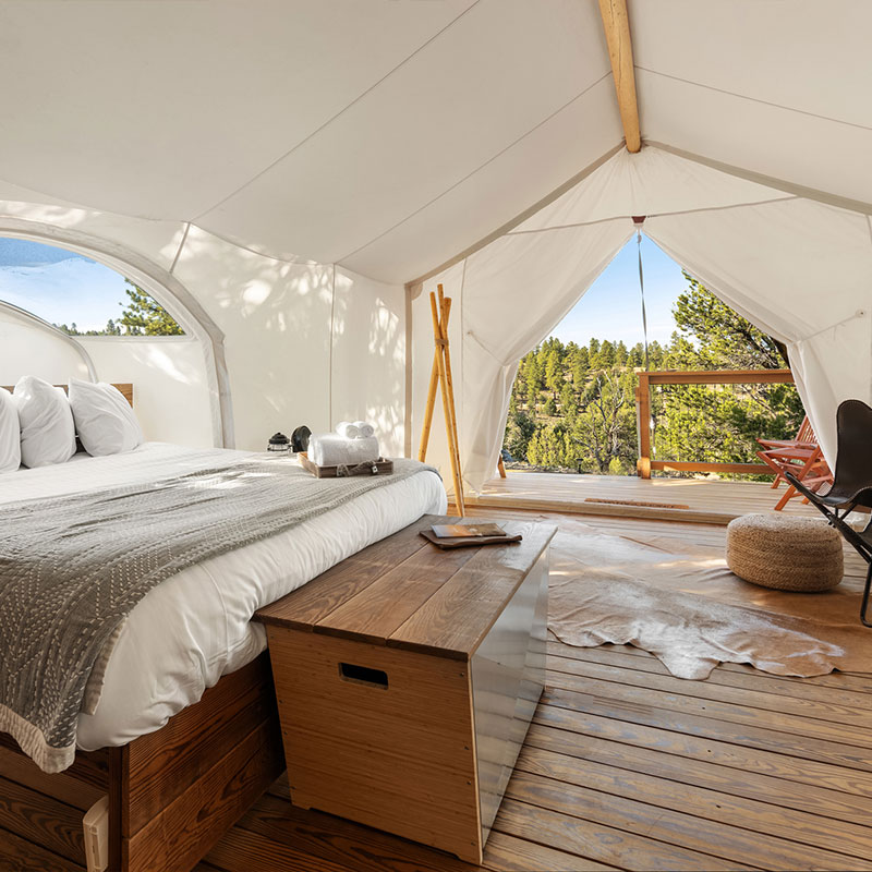 Stargazer Tent, Private Bathroom