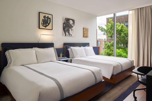 Queen Room with Two Queen Beds and City View