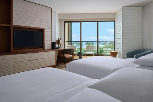 Queen Room with Two Queen Beds and Ocean View