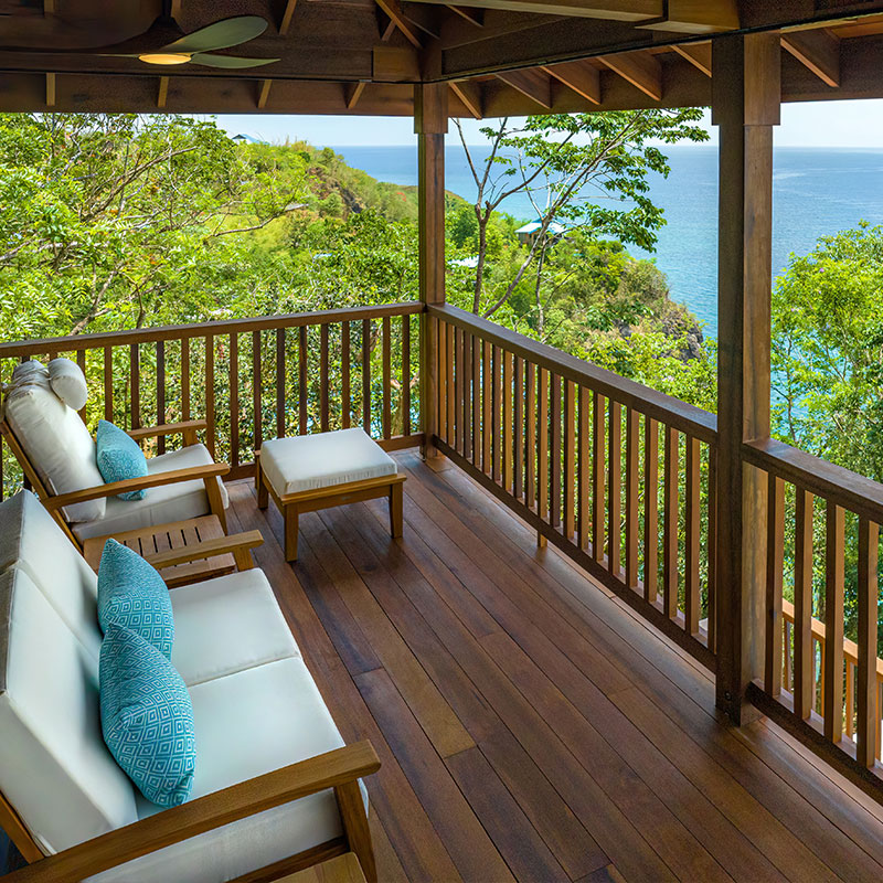 Clifftop Zabuco with Mapou Cottage 