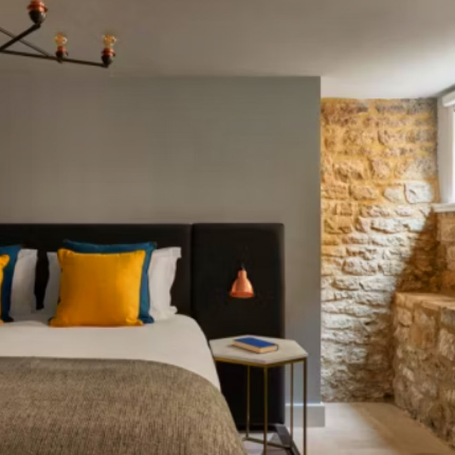 1 King Bed Premium Underground Vaulted