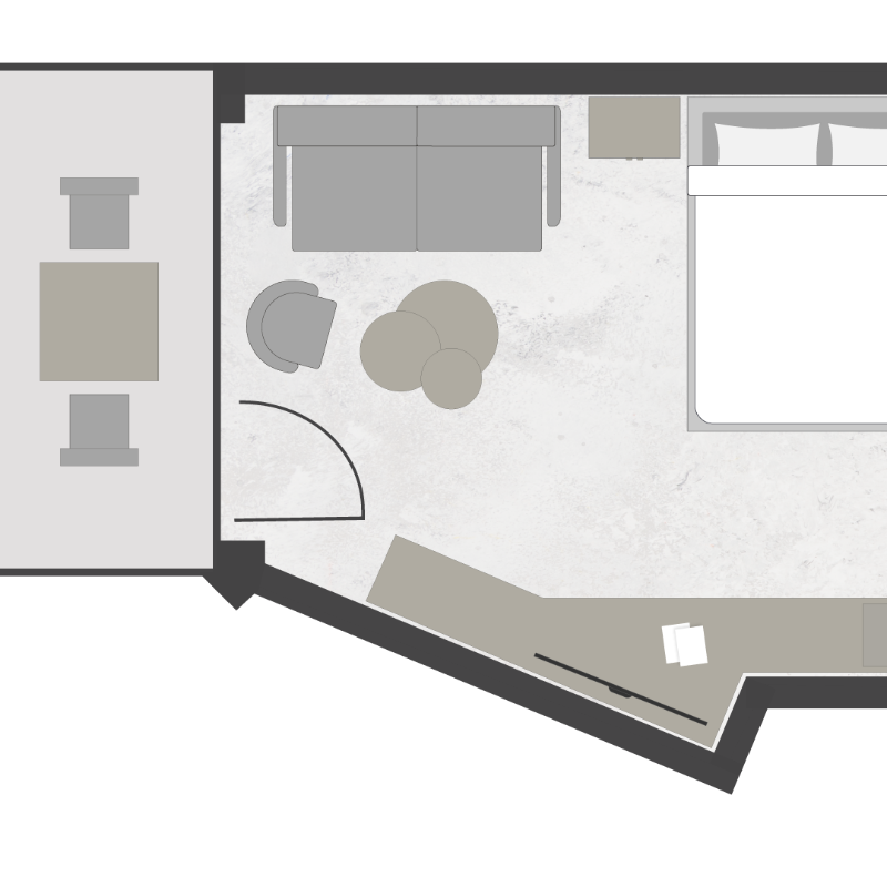 Superior Room Modern with Balcony
