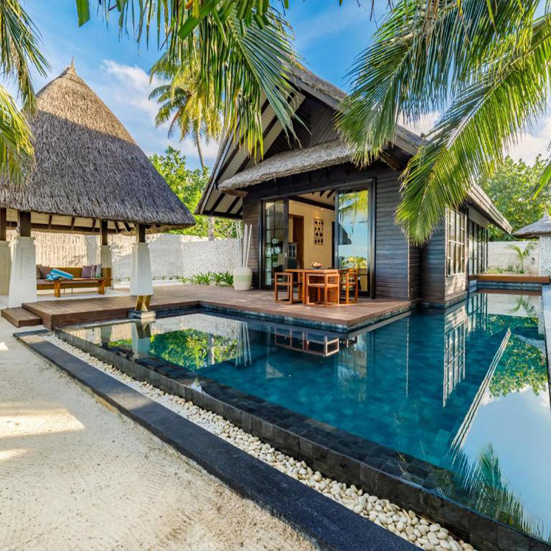Earth Pool Villa Sunset
