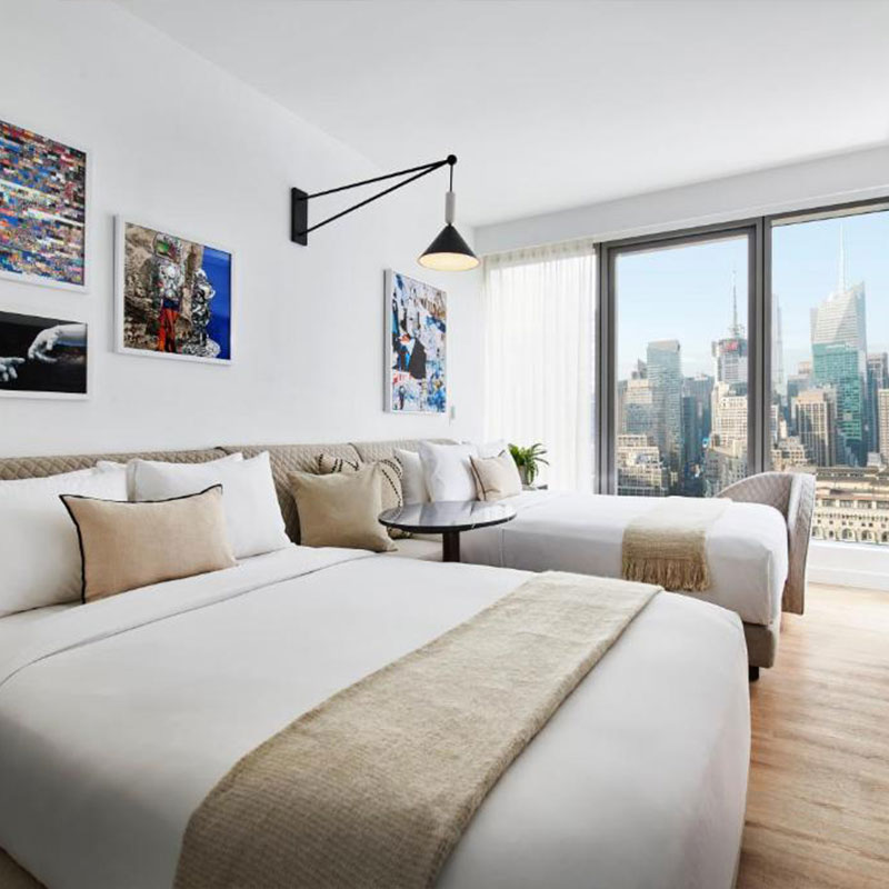 Sky Chamber 2 Double Beds City View