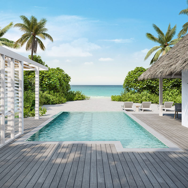 Two Bedroom Beach Villa with Pool