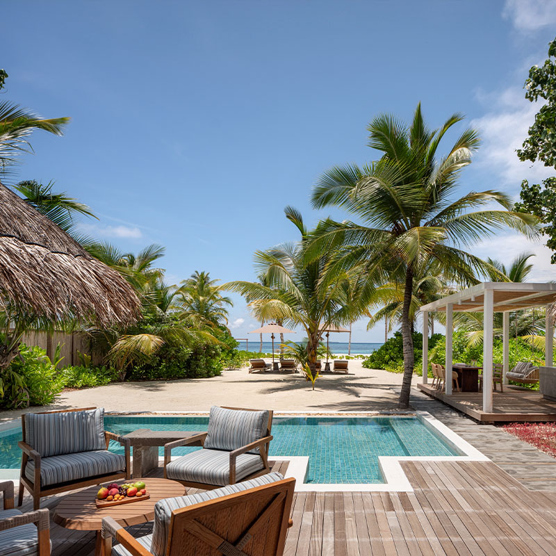 Two Bedroom Beach Villa Suite with Pool