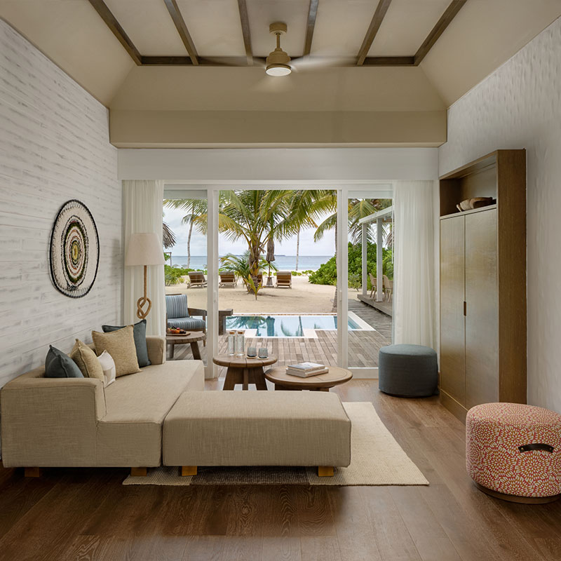 Two Bedroom Beach Villa Suite with Pool