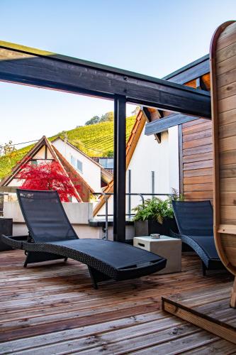 Maisonette suite with outdoor sauna