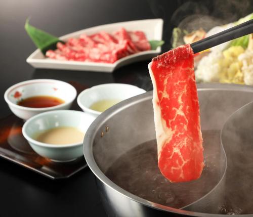 Dinner Time 17:30- Executive Suite Room with Open-Air Bath with beef Shabu-shabu dinner