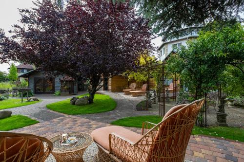 Chalet mit Gartenblick