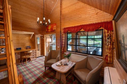 Chalet mit Gartenblick