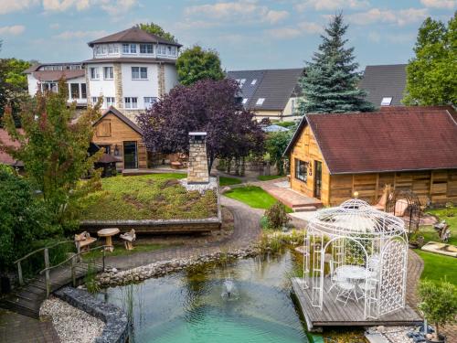 Chalet mit Gartenblick