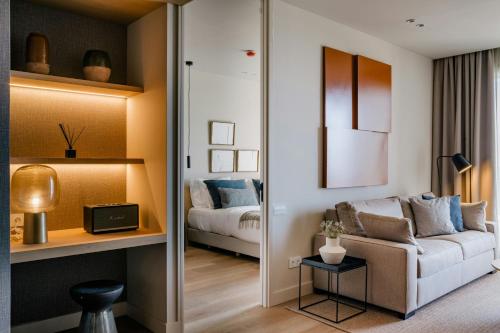 Two-Bedroom Suite with Balcony and Sea View
