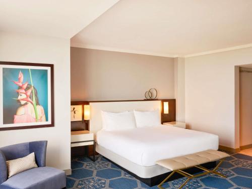 Two-Bedroom King Suite with Partial Ocean View and Sofa Bed