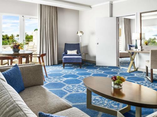 One-Bedroom King Suite with Terrace and Ocean View