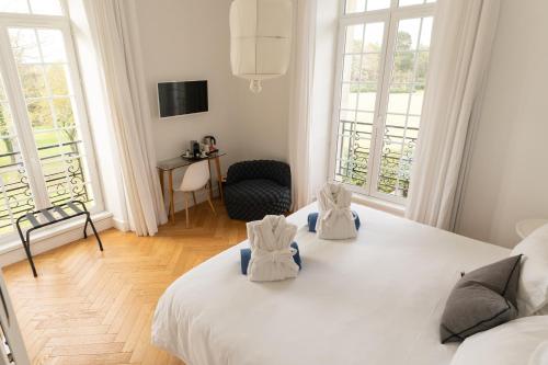 Twin room with sea view