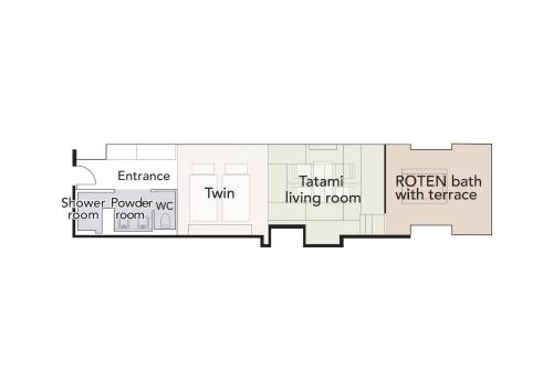 Deluxe Twin Room with Tatami Area and Open-Air Bath - Ocean View