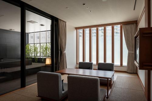 Suite with Tatami Area and Open-Air Bath - Hillside View