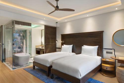 Double Room with Twin Beds Garden View