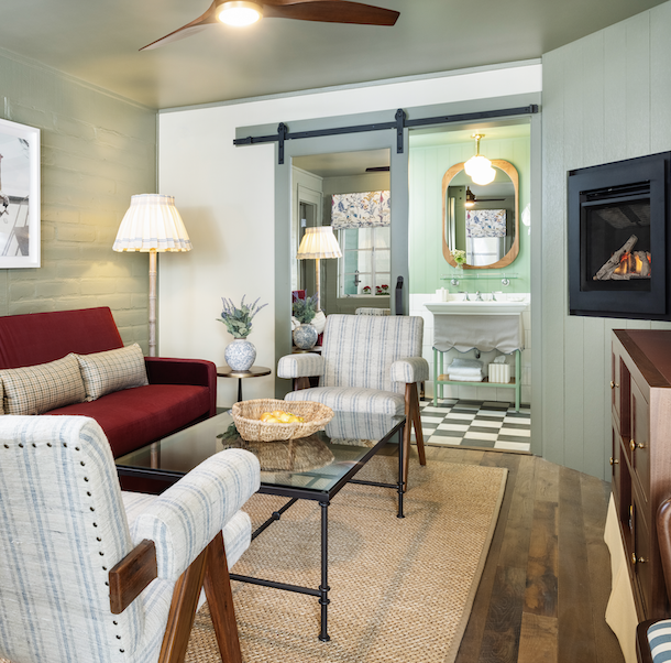 The LPP Suite Fireplace