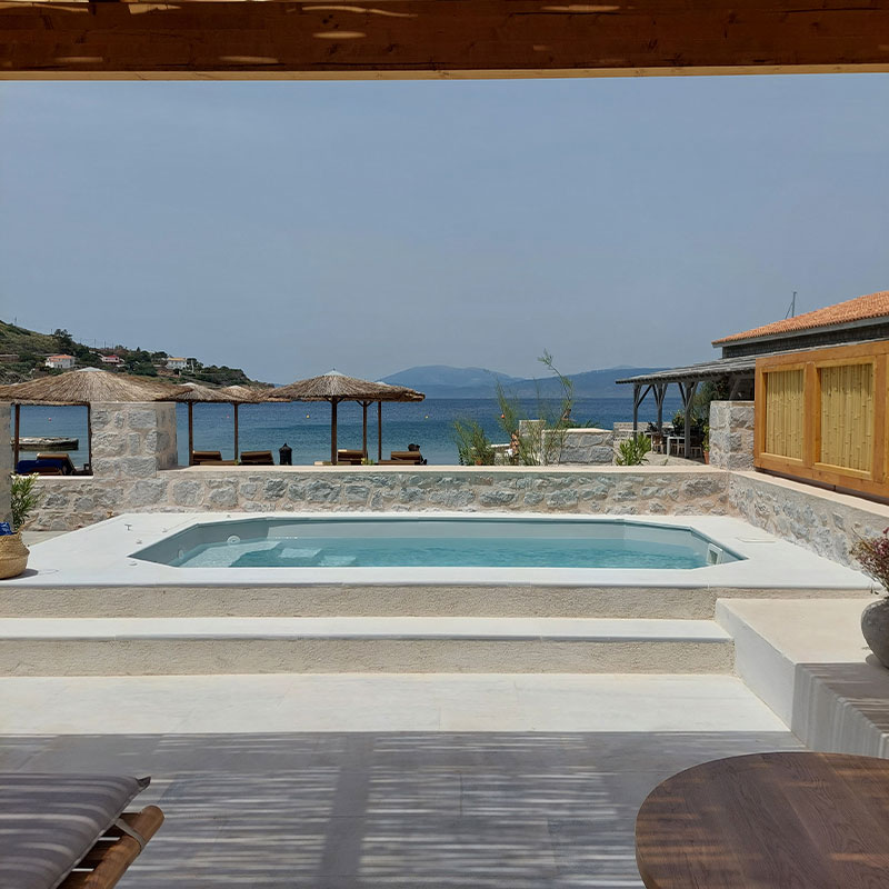 Two Beachfront Suites with Private Pool
