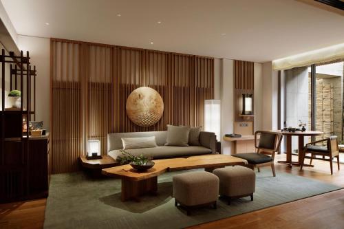 Onsen Suite with Two Double Beds and Courtyard View