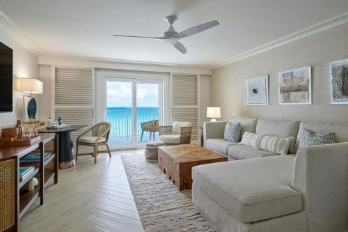 One-Bedroom King Suite with Sofa Bed, Balcony and Ocean View