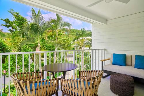 One-Bedroom King Suite with Sofa Bed, Balcony and Ocean View