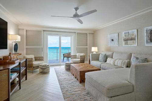 One-Bedroom King Suite with Sofa Bed, Balcony and Ocean View