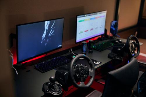 Gaming Cave with Shower