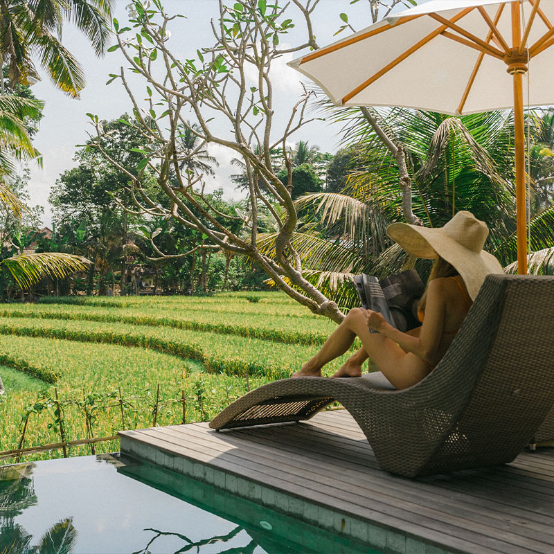 One Bedroom Pool Villa - Rice Field View