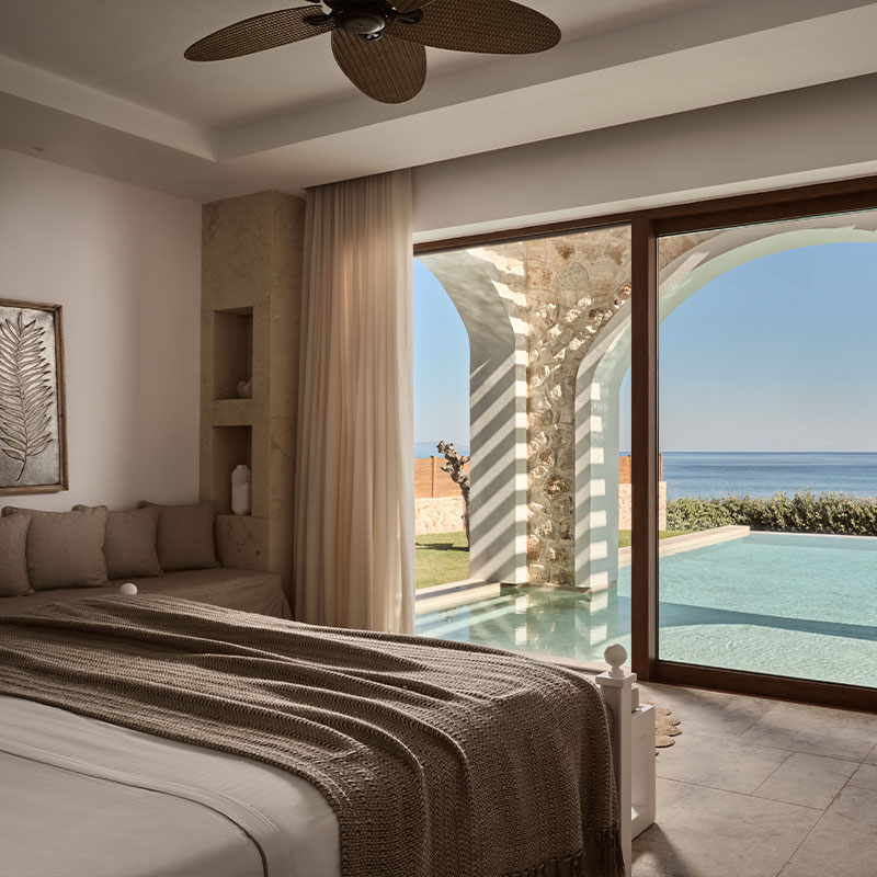 Three Bedroom Sea Front Pool Villa