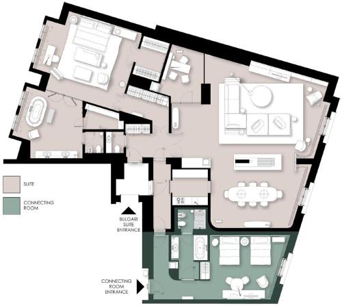 Two-Bedroom Bulgari Presidential King Suite