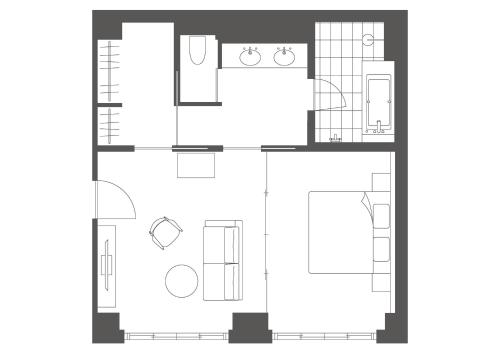 Japanese Junior Suite with Lounge Access - Former Nintendo Headquarter
