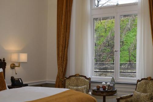 Castle guest room, Larger Guest room, 1 King, Vineyard view